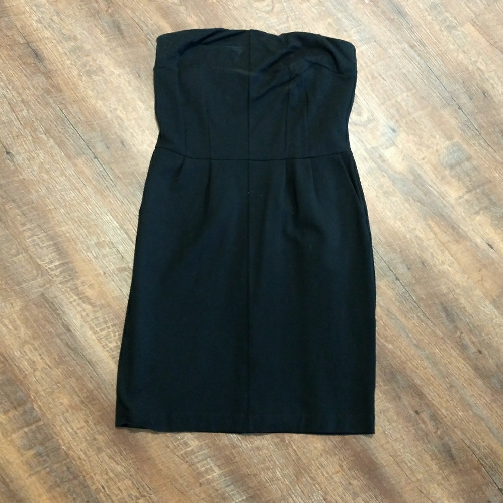 Express strapless dress w/ pockets